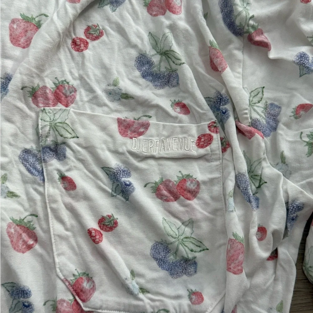 Djerf Avenue Go Slow Summer Berries Pajamas Size XL - Picture 4 of 8